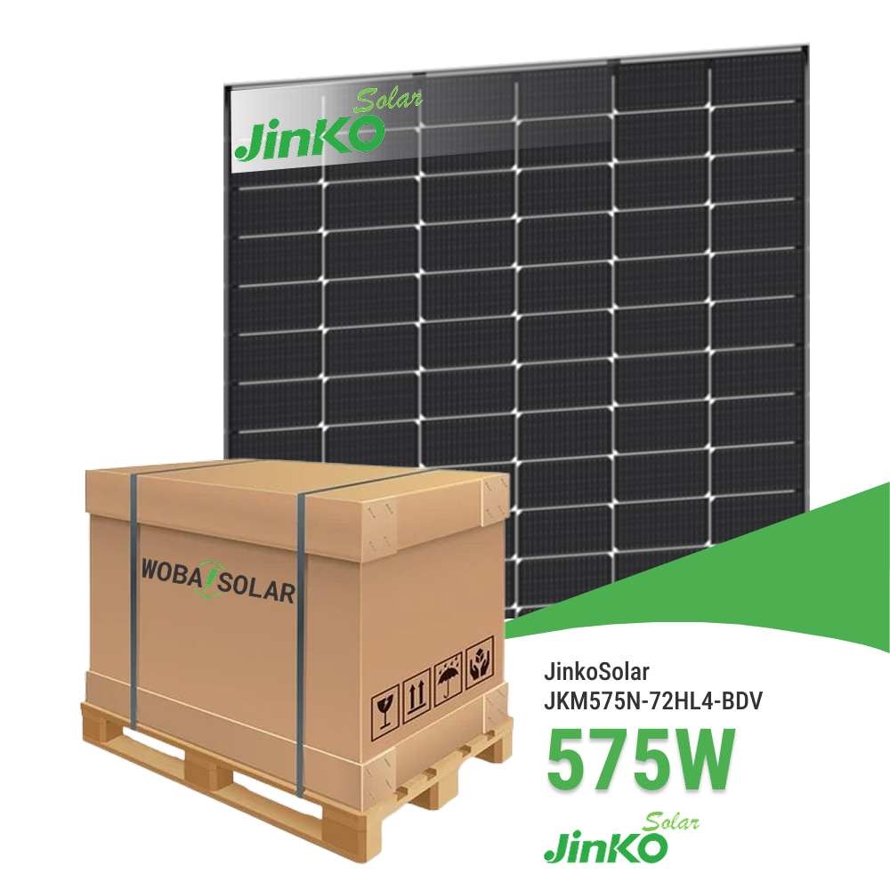 36x JinkoSolar JKM575N-72HL4-BDV Glas/Glas